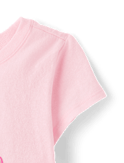 Baby And Toddler Girls 1 Birthday Graphic Tee