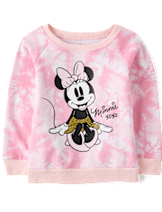 Girls Minnie Mouse Sweatshirt