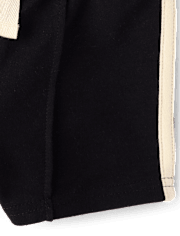 Baby Boys Applique Bear Patch 2-Piece Playwear Set