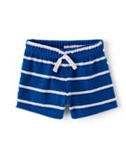 Baby Boys Striped Terry 3-Piece Playwear Set