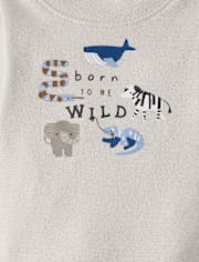 Baby Boys Animal Bodysuit 5-Pack