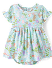 Baby Girls Easter Bodysuit Dress