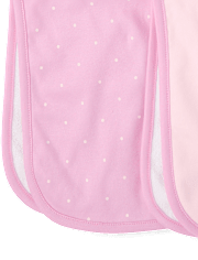 Baby Girls Floral Bib And Burp Cloth 6-Piece Set