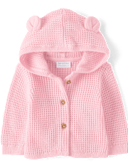Baby Girls Bear Cardigan
