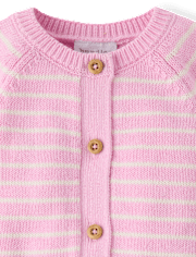 Baby Girls Striped 2-Piece Outfit Set