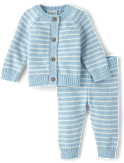 Baby Boys Striped 2-Piece Outfit Set