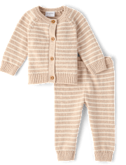 Baby Striped 2-Piece Outfit Set
