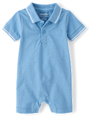 Baby Boys Tipping Polo Romper
