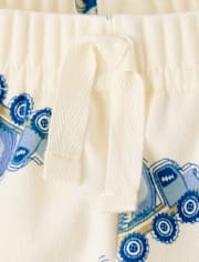 Baby Boys Construction Vehicle Jogger Pants 2-Pack