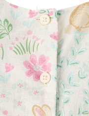 Baby Girls Bunny Bow Flutter Dress