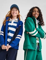 Kids Contrast Scuba Track Jacket