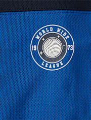 Maillot de football garçon à séchage rapide en maille colorée