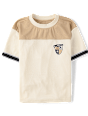 Boys Quick Dry Colorblock Mesh Football Jersey