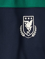 Boys Quick Dry Colorblock Mesh Football Jersey