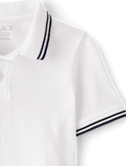 Polo en piqué souple pour garçons