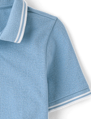 Polo en piqué souple pour garçons