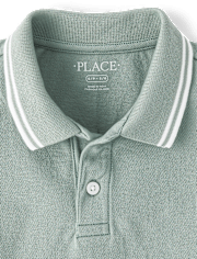 Boys Tipping Soft Pique Polo