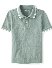 Boys Tipping Soft Pique Polo