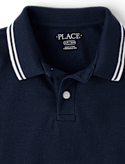 Boys Tipping Soft Pique Polo