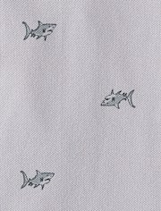 Boys Shark Soft Pique Polo