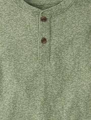 Haut Henley chiné pour garçon