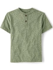 Haut Henley chiné pour garçon