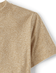 Boys Marled Henley Top