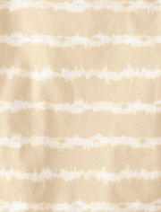 T-shirt rayé tie-dye pour garçon