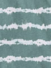 Boys Tie Dye Striped Tee