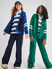 Kids Contrast Scuba Track Pants