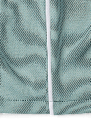 Kids Quick Dry Side Stripe Mesh Active Shorts