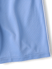 Short de sport enfant à séchage rapide et bandes latérales en maille