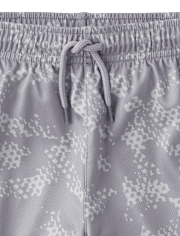 Short de sport en maille imprimée à séchage rapide pour enfants