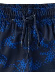 Short de sport en maille imprimée à séchage rapide pour enfants