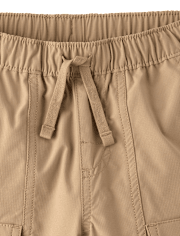 Short cargo garçon à séchage rapide en tissu ripstop