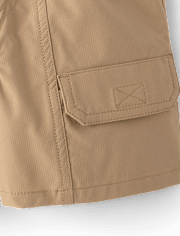 Short cargo garçon à séchage rapide en tissu ripstop