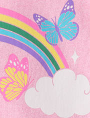 Baby And Toddler Girls St. Patrick's Day Lucky Girl Graphic Tee