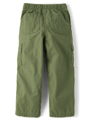 Boys Ripstop Baggy Pull On Cargo Pants