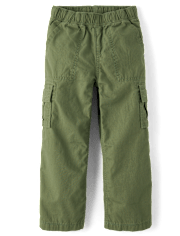 Boys Ripstop Baggy Pull On Cargo Pants