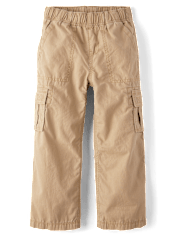 Boys Ripstop Baggy Pull On Cargo Pants
