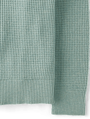 Boys Waffle Knit Sweater