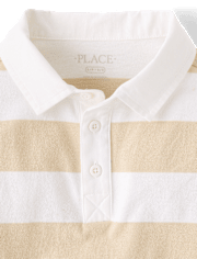 Kids Striped Rugby Polo