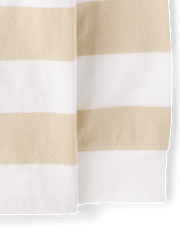 Kids Striped Rugby Polo