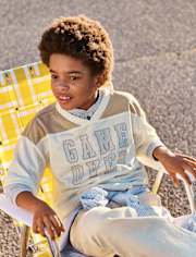 Kids Quick Dry Graphic Mesh Football Jersey