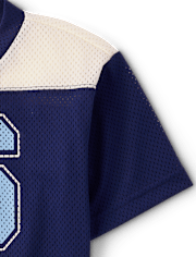 Kids Quick Dry Graphic Mesh Football Jersey