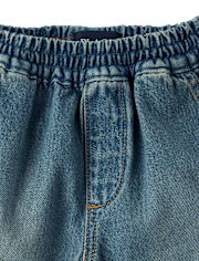 Boys Pull On Cargo Jean Shorts