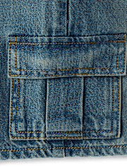 Short cargo en jean pour garçon