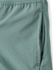 Boys Quick Dry Textured Hem Pull On Shorts