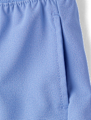 Boys Quick Dry Textured Hem Pull On Shorts