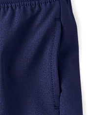 Short à enfiler pour garçon, séchage rapide, ourlet texturé